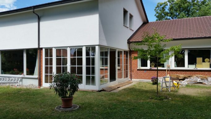 Überdachte Terrasse